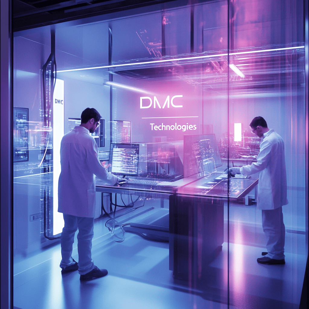 two engineers working on theirs laptop in a IT laboratory 