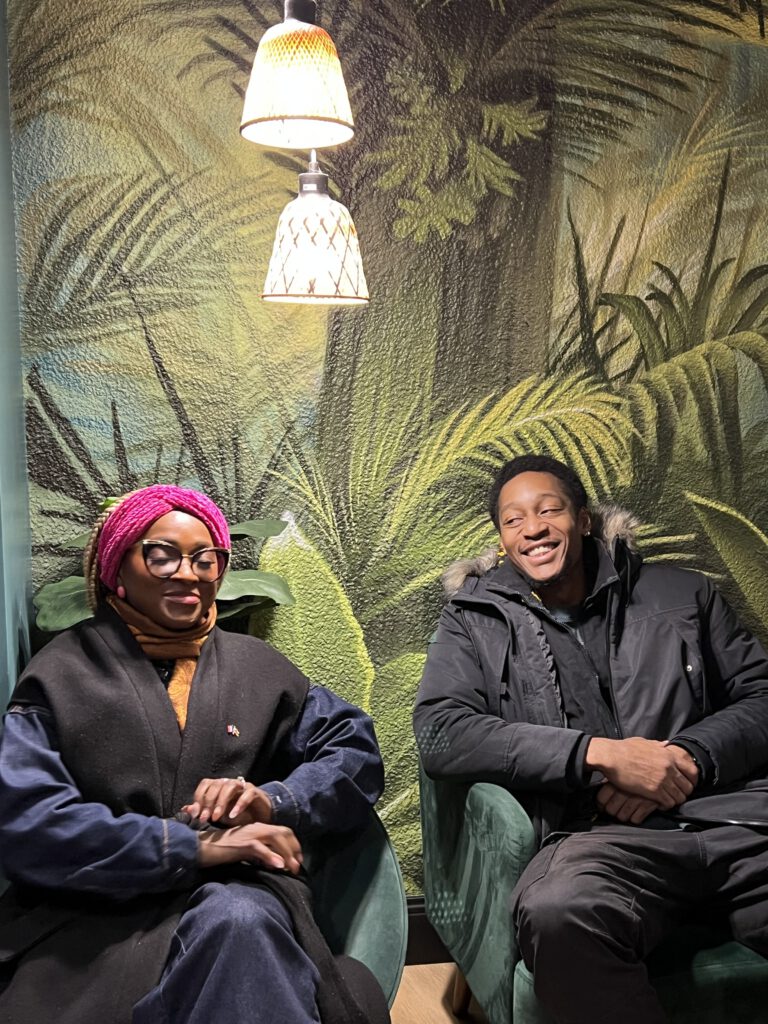 Belaj DANGABO MOUSSA avec Prisca Miande