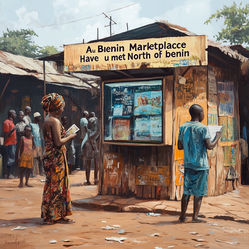 un stand d'information ALAD